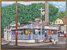 Orange Circle Diner -orange New Jerseymany Burgers After Dancing The Night Away Vintage Diner American Diner Diner