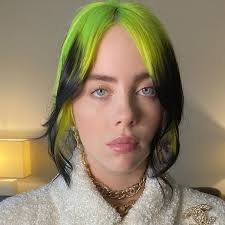 Billie eilish is unrecognizable with her new blonde hair. Billie Eilish S Neon Face Framing Ponytail Behindthechair Com