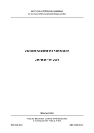 Réalisé par jonathan kaplan interprété par claire danes, kate beckinsale. Deutsche Geodatische Kommission Jahresbericht 2004