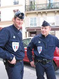 French Police Hommes En Uniforme Costume Vetements