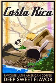 Pin By Valeria Prada On Posters De Viajes Vintage Travel Posters Travel Posters Costa Rica Coffee