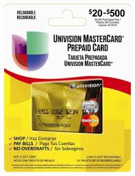We did not find results for: Univision Mastercard Reloadable Prepaid Debit Card 1 Ct Foods Co
