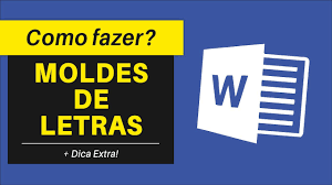 Moldes de letras minúsculas para descargar. Como Fazer Moldes De Letras No Word Dica Extra Youtube