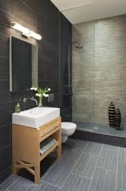 Fit the slate around the fixtures. 40 Gray Slate Bathroom Tile Ideas And Pictures 2021