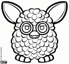 Furby Coloring Pages Printable Games Coloring Pages Furby Drawings