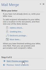 That your pc can create are word processor, database and spreadsheet. Word 2016 Mail Merge