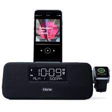 The clockdock makes the transformation complete! Ihome Iplwbt5 Docking Clock Radio Watch Charger