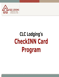 Rated 4.84 out of 5 based on 44 customer ratings. Fillable Online Clc Lodgings Checkinn Card Program Fax Email Print Pdffiller