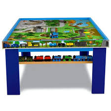 Fisher Price Y4412 Thomas Friends Wooden Railway Island Of Sodor Play Table With Images Thomas And Friends Toy Train Layouts Classic Toys