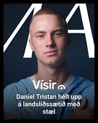 Daníel Tristan Guðjohnsen var valinn í fyrsta sinn í A-landsliðið í gær og  í kvöld skoraði hann fyrra mark Malmö í góðum sigri í umspili  Evrópudeildarinnar.