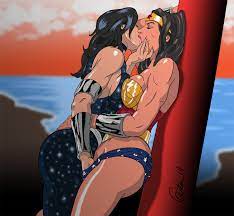 Donna Troy Wonder Woman - Kiss by artesia - Hentai Foundry