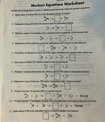 A what happens to the decaying proton during positron emission during positron. Nuclear Equations And Radioactive Decay Worksheet Answers Tessshebaylo
