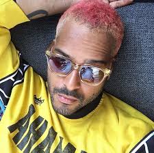 Black And Yellow Hair Male Pin By Olivia On He Style Pink Hair Guy Men Hair Color Hair Color For Black Hair