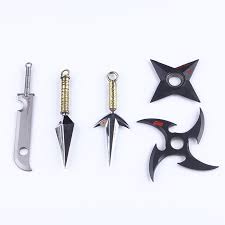 Kunai knife from anime naruto for cosplay. Anime Naruto Kunai Knife Weapons 5pcs Set Cosplay Collection Toys