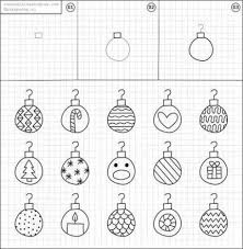 Drawing Christmas Ornaments 41 Ideas Ornament Drawing Easy Christmas Drawings Christmas Doodles