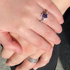 Claddagh Ring aoine With Birthstone