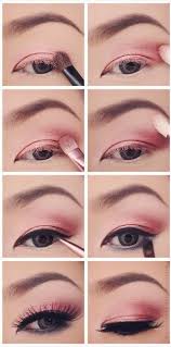 Lovely Pink Eye Makeup Step By Step Eyeshadow Tutorial Colorful Eyeshadow Eyeshadow Tutorial For Beginners