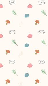 Download Premium Vector Of Cute Autumn Doodle Patterned Mobile Screen Doodle Patterns Wallpaper Iphone Cute Doodles