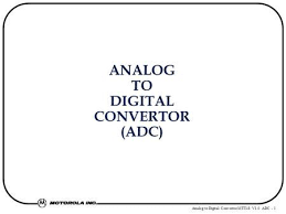 Analog To Digital Convertor Mtt48 V1 0 Adc 1 Analog To Digital Convertor Adc Analog To Digital Converter Analog Digital