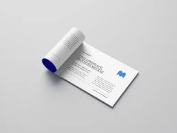 There are 7 different views generated to showcase opened, closed, title & backside of catalogue design. Free Landscape Brochure Mockup Mockupfree Co