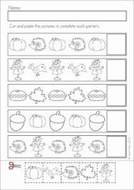 Autumn Math Worksheets Activities Fall Math Kindergarten Math Math