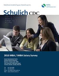 There will also be potential to earn bonuses, commissions, and profit shares. 2010 Mba Imba Salary Survey Schulich School Of Business