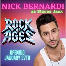 Introducing Erik Schark (as Dennis Dupree), Nick Bernardi (as Stacee Jaxx)  and Renee Titus (as Justice Charlier) 🎶 💃 🕺 Purchase tickets