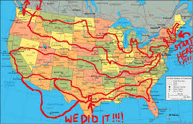 Road Trip Across The United States Road Trip Usa Road Trip Map Rv Road Trip