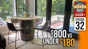 Learn how to turn an old whiskey barrel into an amazing whiskey barrel coffee table. Build A 800 Whiskey Barrel Gaming Table For Less Than 180 Plus Our Favorite Maker Videos S1e32 Youtube
