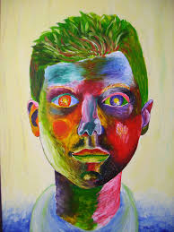 Abstract Self Portrait By Adamjak On Deviantart Portrait Drawing Self Portrait Drawing Portrait Painting
