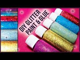 Diy Glitter Glue Paint How To Make Easy Cheap Glitter Paint How To Make Glitter Diy Glitter Jars Diy