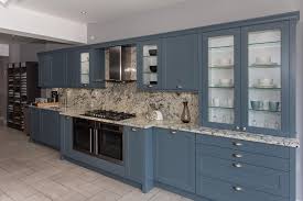 Use it thoughtfully in a neutral and modern color scheme. 42 Off Rrp 20 000 Kuhlmann Blue Grey Ex Display Kitchen Aeg Appliances North Used Kitchen Exchange