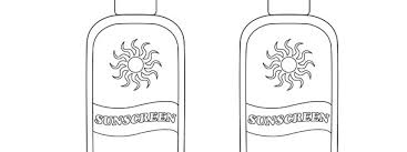 126 20 cosmetic face care. Sunscreen Bottle Template Medium