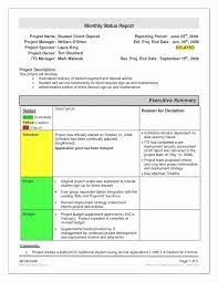 Project Nt Monthly Report Format Example Sample Doc Pdf Smorad Throughout How To Write A Monthly Progress Report Template Project Status Report Progress Report