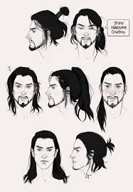 I Can T Stop Drawing Long Hair On Guys Hanzo ˌart ˈdɛkoʊ In 2020 Long Hair Drawing Hair Sketch How To Draw Hair