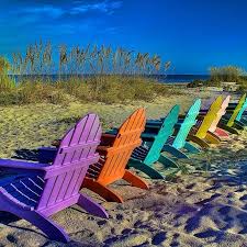Captiva Is Colorful Chairs On Captiva Island Captiva Island Florida Captiva Island Capitola Beach