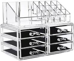 Verliebe dich jeden tag neu in dein spiegelbild! Ibs Acrylic Makeup Organizer Storage Box Case Cosmetic Jewelry 6 Drawer Makeup Container Boxes Lipstick Display Holder Stand Brushes Vanity Box Makeup Organizer Vanity Box Price In India Buy Ibs Acrylic