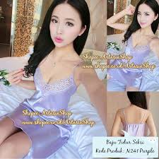 Jadi abis itu kita berhenti coba dulu, sambil peluk pelukan terus ketiduran. Baju Tidur Seksi Malam Pertama Warna Ungu Lingerie Seksi Desain Cantik Bagus Untuk Seserahan N241pp Shopee Indonesia