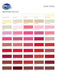 Decoart Americana Color Chart Best Picture Of Chart
