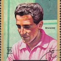 Roger Rivière 1972 Ajman stamp