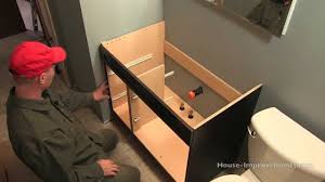 Replacing a vanity top sounds like a complicated operation, but it's actually quite simple, and it doesn't take a lot of muscle or skill with power tools. How To Install A Bathroom Vanity Youtube
