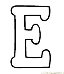 Choose from our diverse categories like cartoon coloring pages, disney coloring pages to animal coloring sheets, everything your kids want to colour you. E Coloring Page For Kids Free Alphabets Printable Coloring Pages Online For Kids Coloringpages101 Com Coloring Pages For Kids