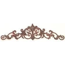 Leaf Tole Horizontal Grill Wrought Iron Wall Decor Wall Grille Long Wall Decor