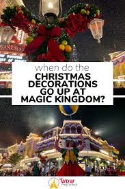 When Do The Christmas Decorations Go Up At Disney World Wdw Prep In 2020 Disney Holiday Mickey S Very Merry Christmas Very Merry Christmas Party