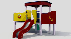 Children Slide 3d Model Max C4d Obj 3ds Fbx Lwo Stl 3dexport Com By Alekrazum With Images Children 3d Model Wind Sock