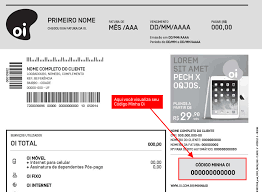 minha oi segunda via de conta codigo de barras recarga e mais com imagens minha oi