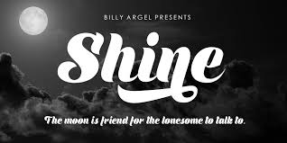 You can find 250 fonts like this. New Free Font Shine Personal Use By Billy Argel Free For Personal Use Freefont Font Freefont Dafont Com Police De Caractere Police