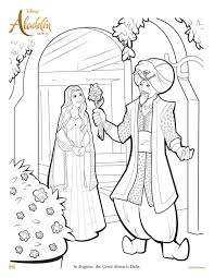 Genie coloring pages coloringpagesabccom template. Aladdin Coloring Pages And Activity Sheets Crazy Adventures In Parenting