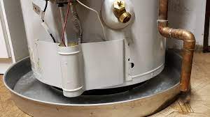 Remove the condensate drain line where it attaches to the unit and check for blockages. A Water Heater Pressure Relief Valve Pipe Is Guided To Release Hot Water Outside Of The Pan See Picture Is This Installation Correct Home Improvement Stack Exchange
