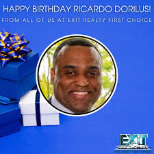 On behalf of the Brokers, management, and entire team here at Exit Realty  First Choice, we are thrilled to celebrate Ricardo Dorilus